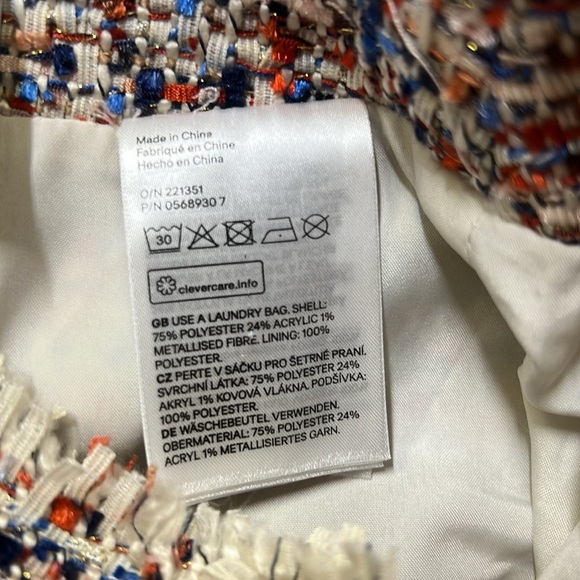 H&M Confetti Tweed Faux Wrap Skirt - Picture 6 of 6